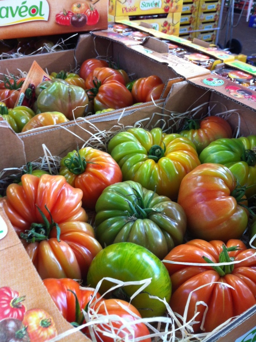 The variety of tomatoes available there was amazing! 